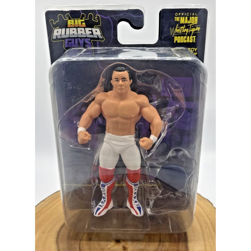 British Bulldog LJN Style WWE Big Rubber Guys Dynamite Kid? Open Package